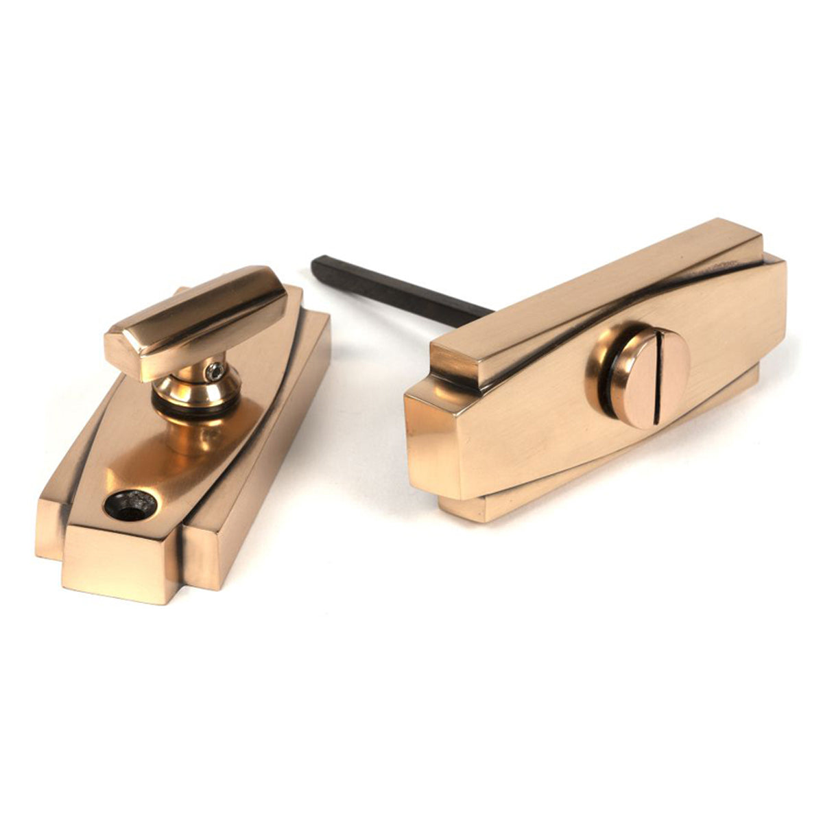 ART DECO THUMBTURN 100x36x36 PBZ - 51208 by MARCHES (ANVIL) ARCHITECTURAL HARDWARE