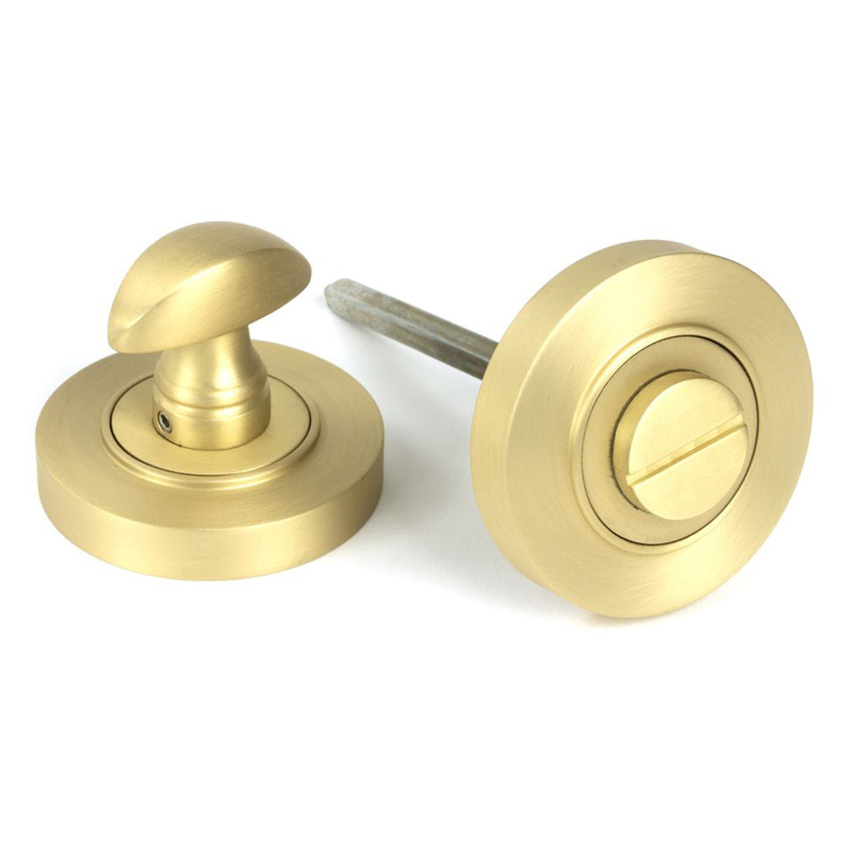 THUMBTURN SET ROUND CNC PLAIN 53x45 SBR