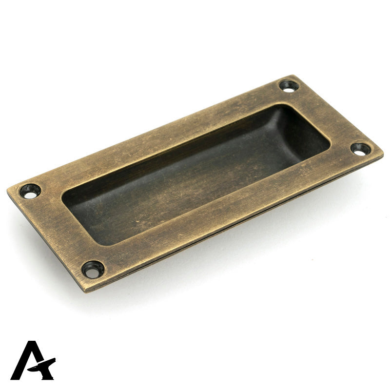 FLUSH PULL HANDLE 102x45x13 BNS - 50976 by MARCHES (ANVIL) ARCHITECTURAL HARDWARE