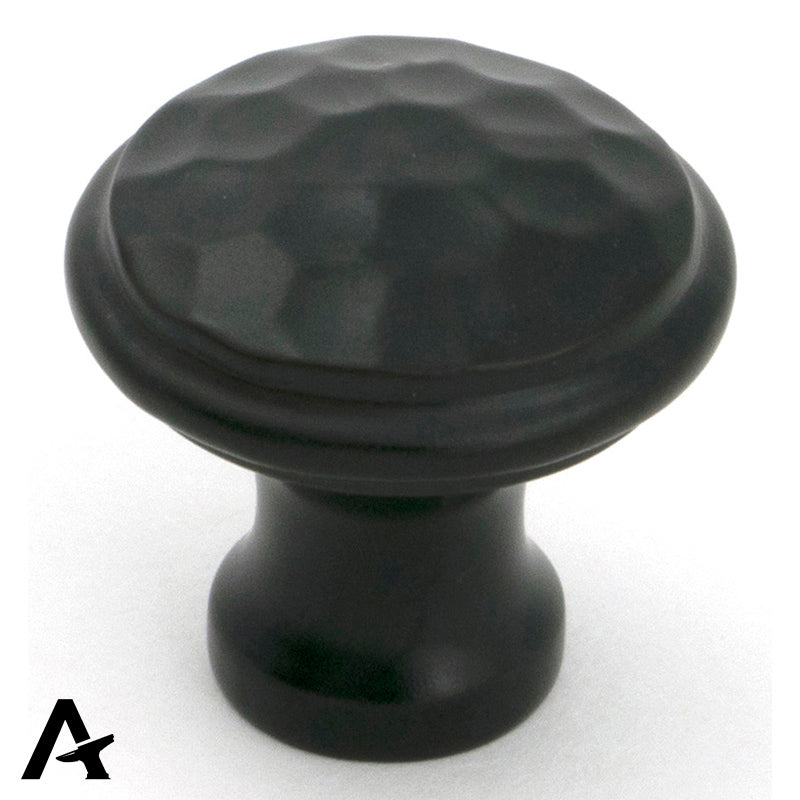 HAMMERED CABINET KNOB 20x20x12 AGBZ - 51292 by MARCHES (ANVIL) ARCHITECTURAL HARDWARE