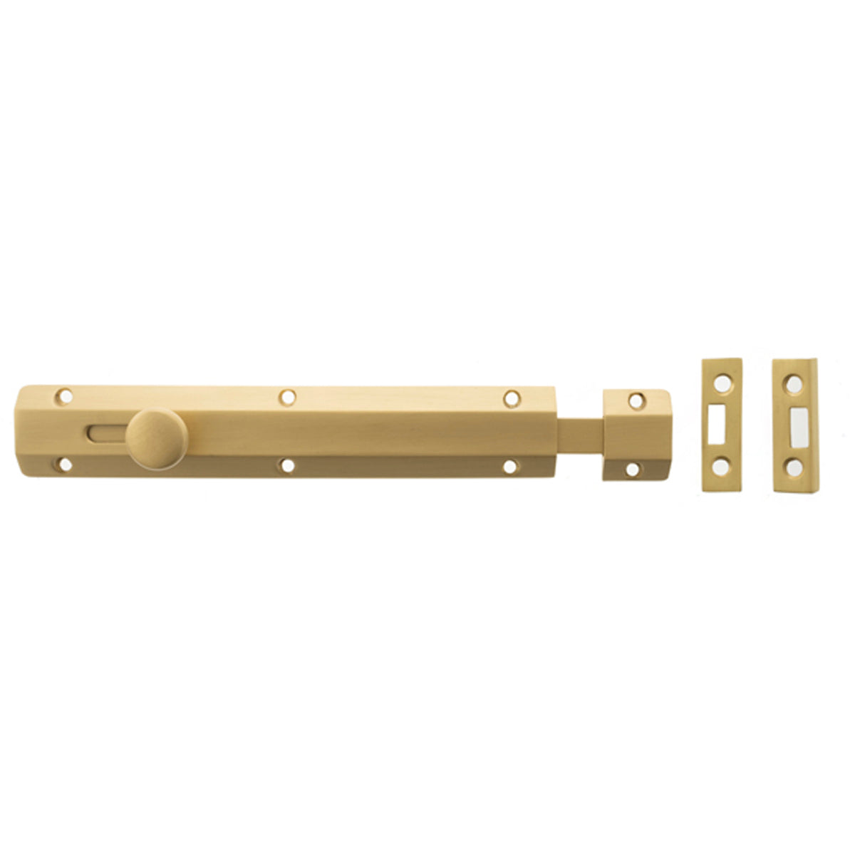 ATLANTIC SOLID SURFACE DOOR BOLT 203 BRS/SBR