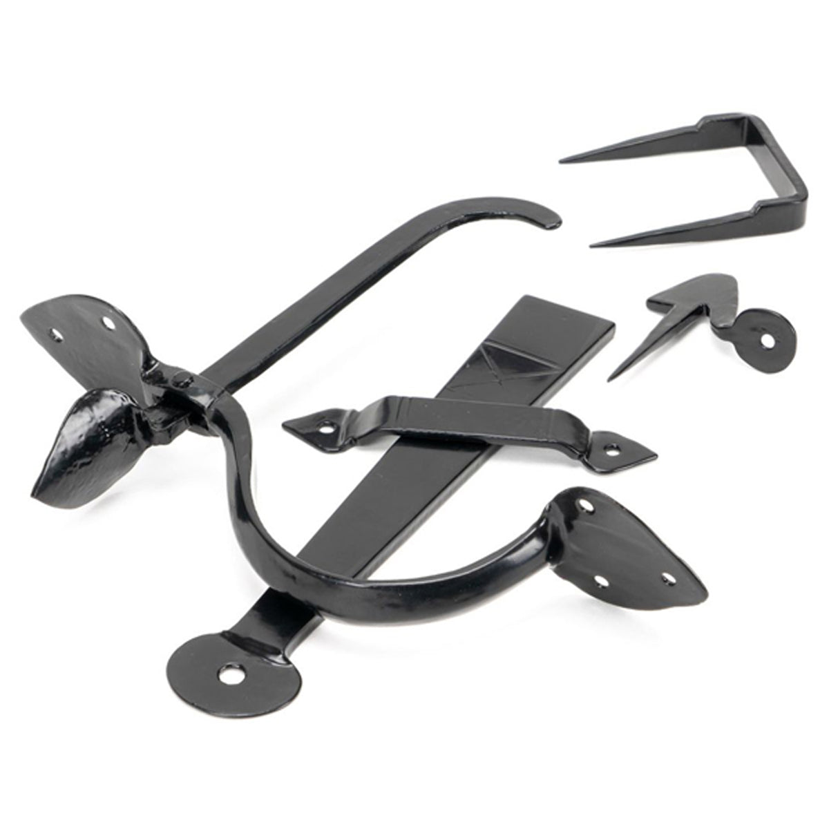 GOTHIC THUMBLATCH XL 212x46 BLK