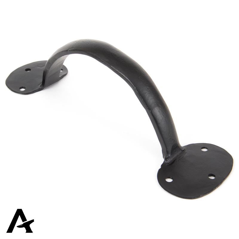 BEAN D HANDLE 192HC 203x57x53 BLK - 33999 by MARCHES (ANVIL) ARCHITECTURAL HARDWARE