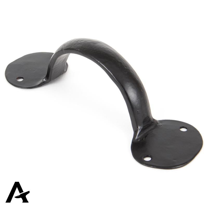 BEAN D HANDLE 118HC 152x42x40 BLK - 33998 by MARCHES (ANVIL) ARCHITECTURAL HARDWARE