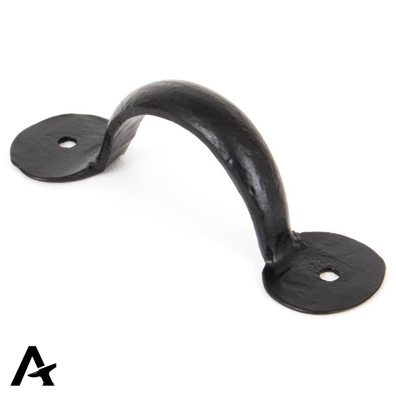 BEAN D HANDLE 078HC 101x28x29 BLK - 33997 by MARCHES (ANVIL) ARCHITECTURAL HARDWARE