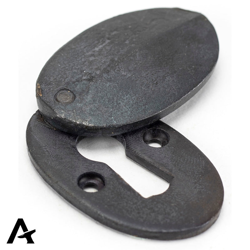 ESCUTCHEON OVAL+COVER 51x31x9 BWX