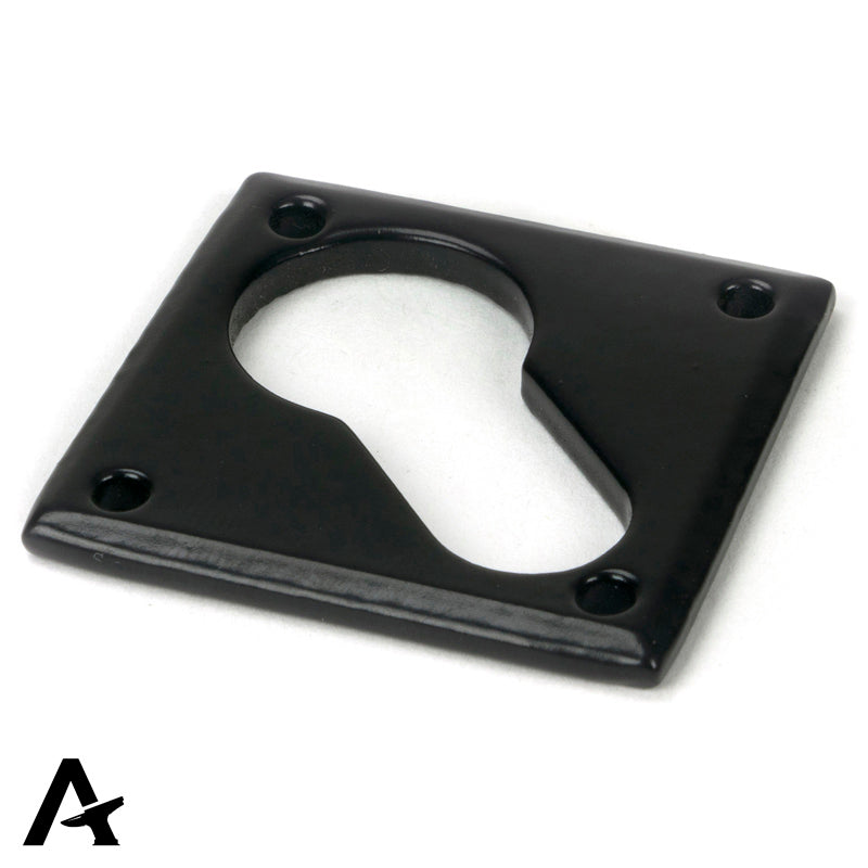 ESCUTCHEON EURO DIAMOND 51x51x2.5 BLK