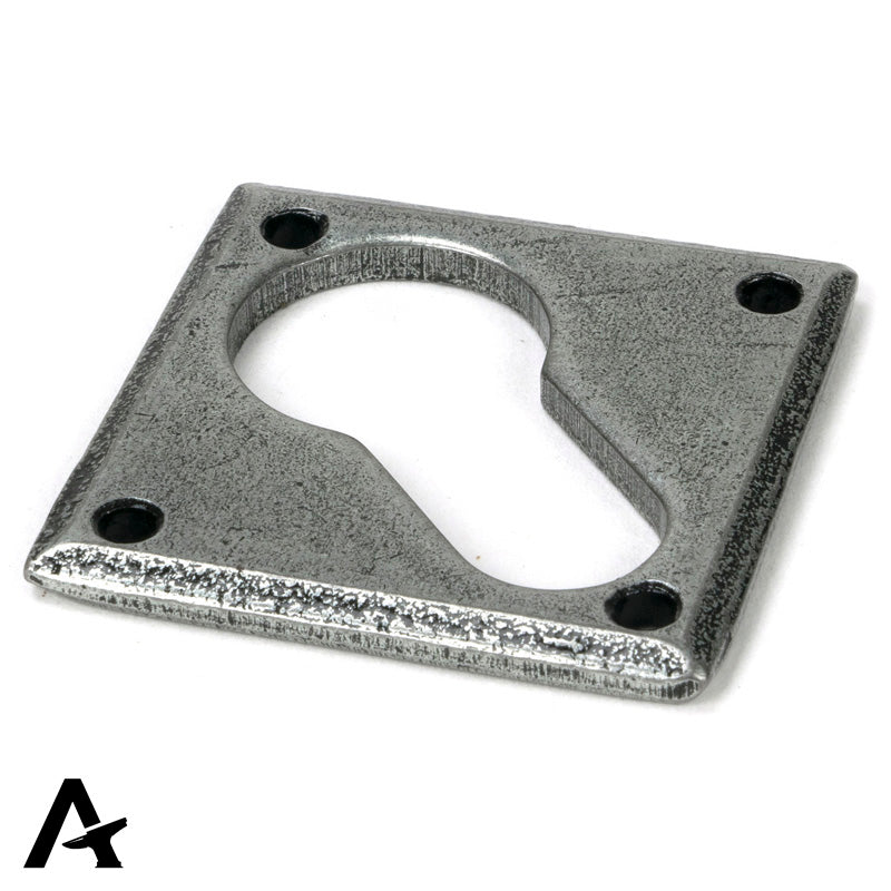 ESCUTCHEON EURO DIAMOND 51x51x2.5 PEW