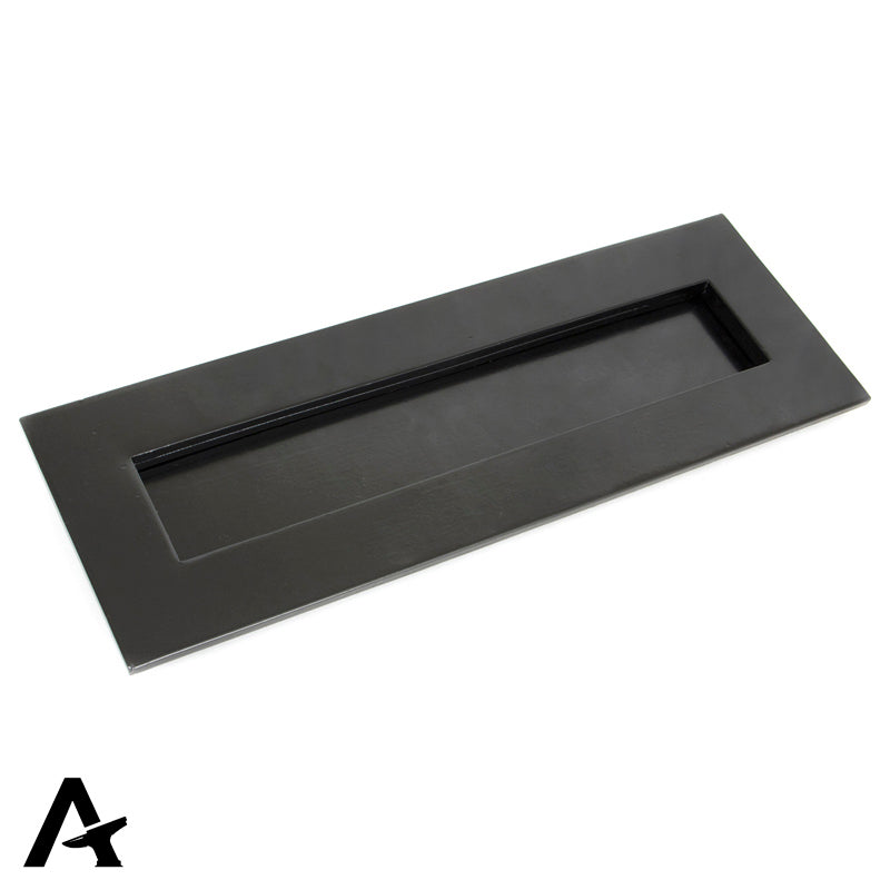 LETTER PLATE 318x110x7 BLK