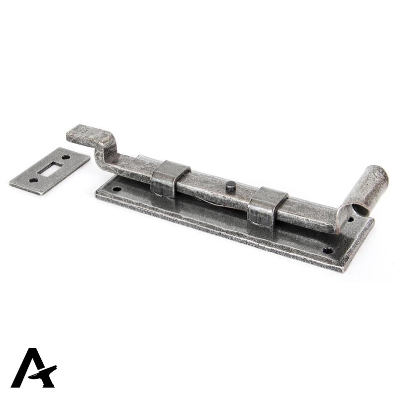 FISHTAIL BOLT CRANKED 158x52x40 PEW - 33662 by MARCHES (ANVIL) ARCHITECTURAL HARDWARE