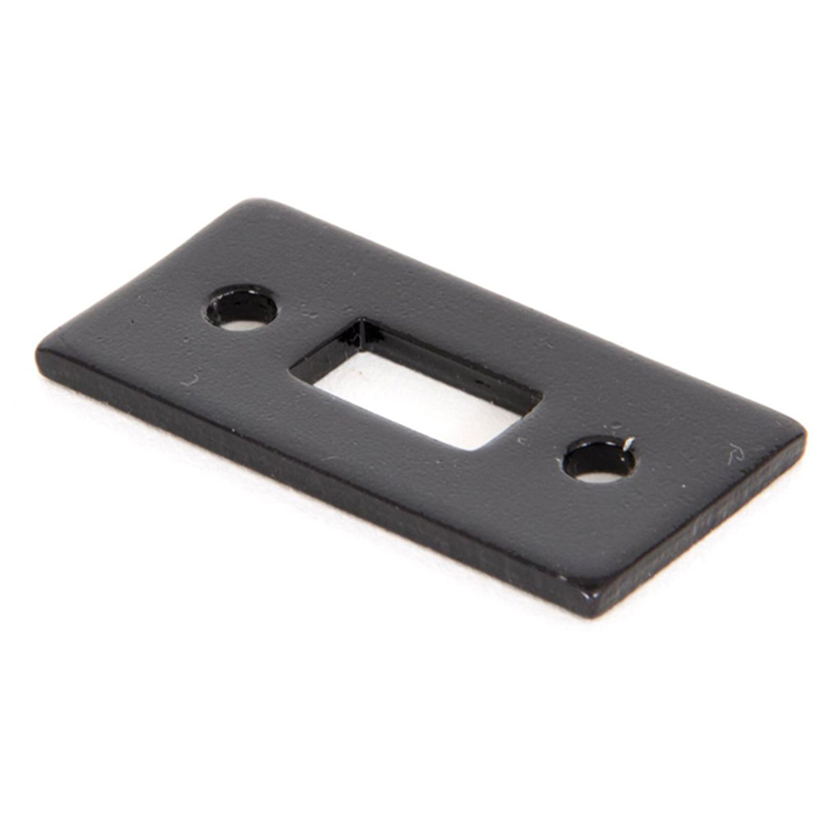 MORTICE PLATE FOR CRANKED DOOR BOLT 51x25x3 BLK