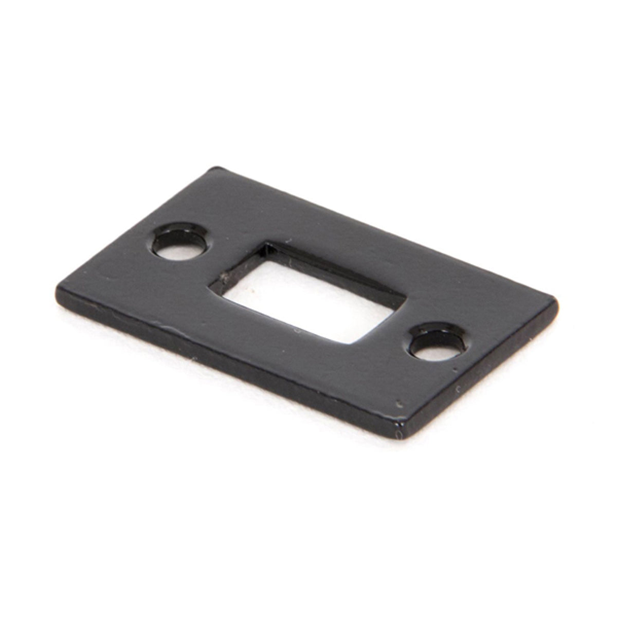 MORTICE PLATE FOR CRANKED DOOR BOLT 32x20x3 BLK