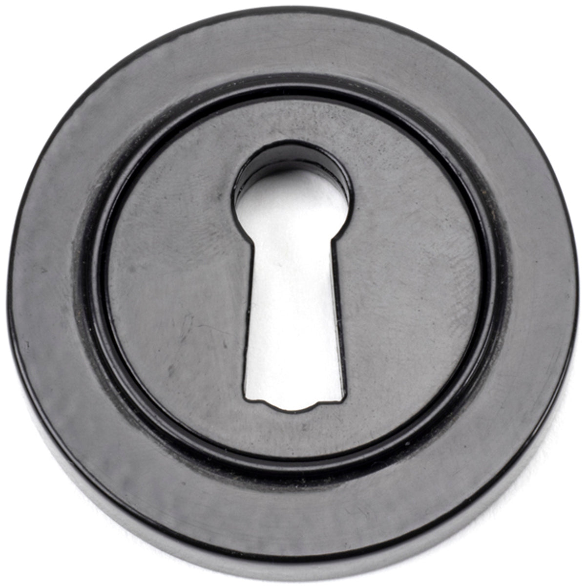 ESCUTCHEON ROUND CNC PLAIN 53x8 BLK
