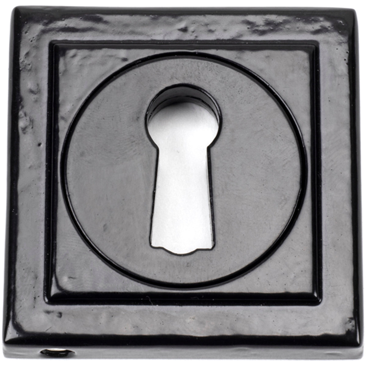ESCUTCHEON ROUND CNC SQUARE 53x53x8 BLK