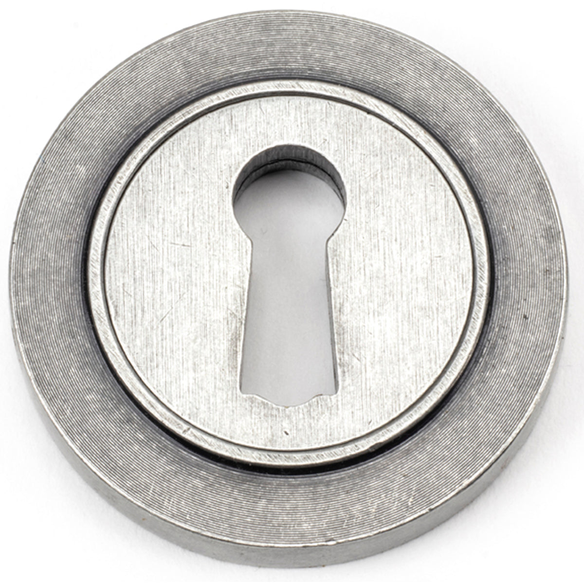 ESCUTCHEON ROUND CNC PLAIN 53x8 PEW