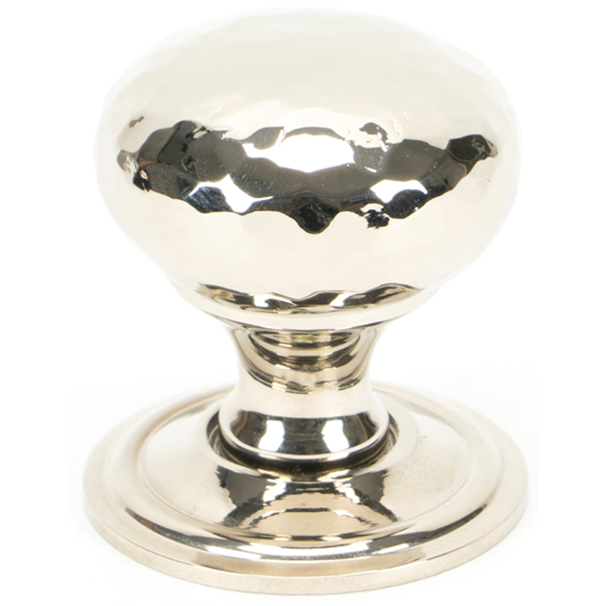 HAMMERED MUSHROOM CABINET KNOB 33x36 PNP - 46022 by MARCHES (ANVIL) ARCHITECTURAL HARDWARE