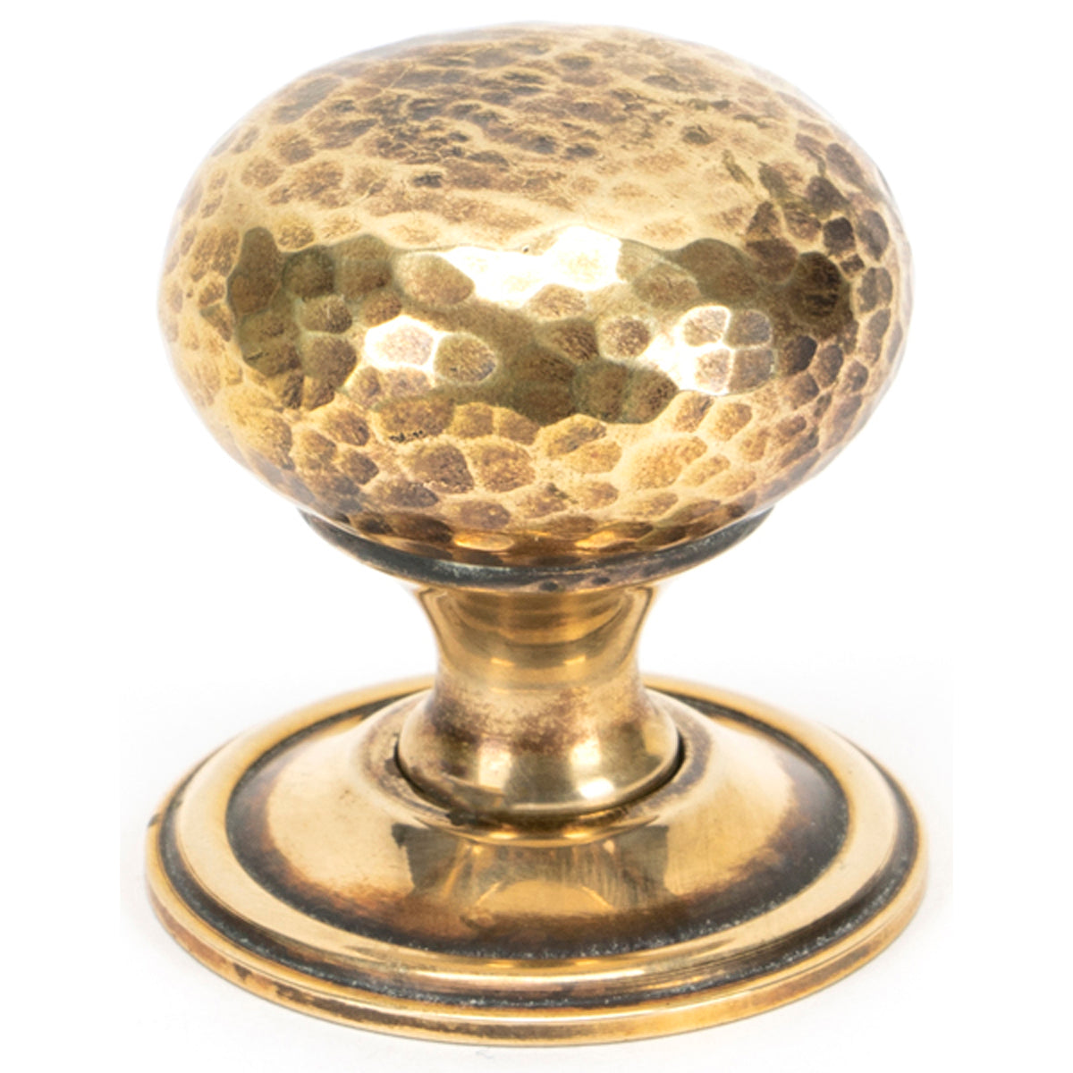 HAMMERED MUSHROOM CABINET KNOB 39x40 AGBR - 46026 by MARCHES (ANVIL) ARCHITECTURAL HARDWARE
