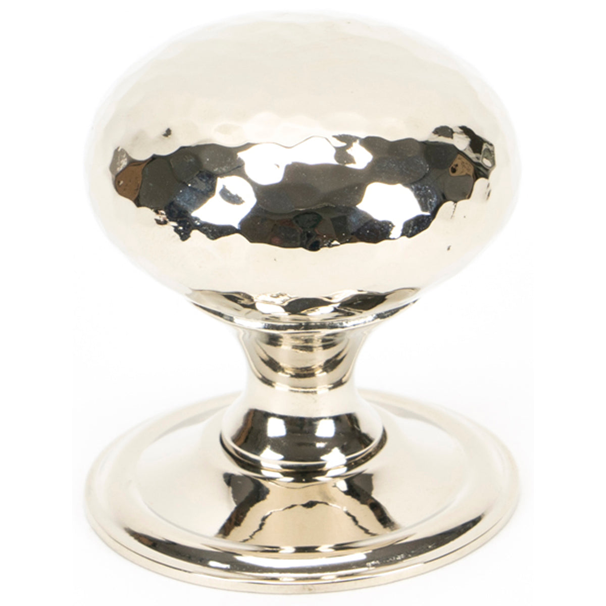 HAMMERED MUSHROOM CABINET KNOB 39x40 PNP - 46027 by MARCHES (ANVIL) ARCHITECTURAL HARDWARE
