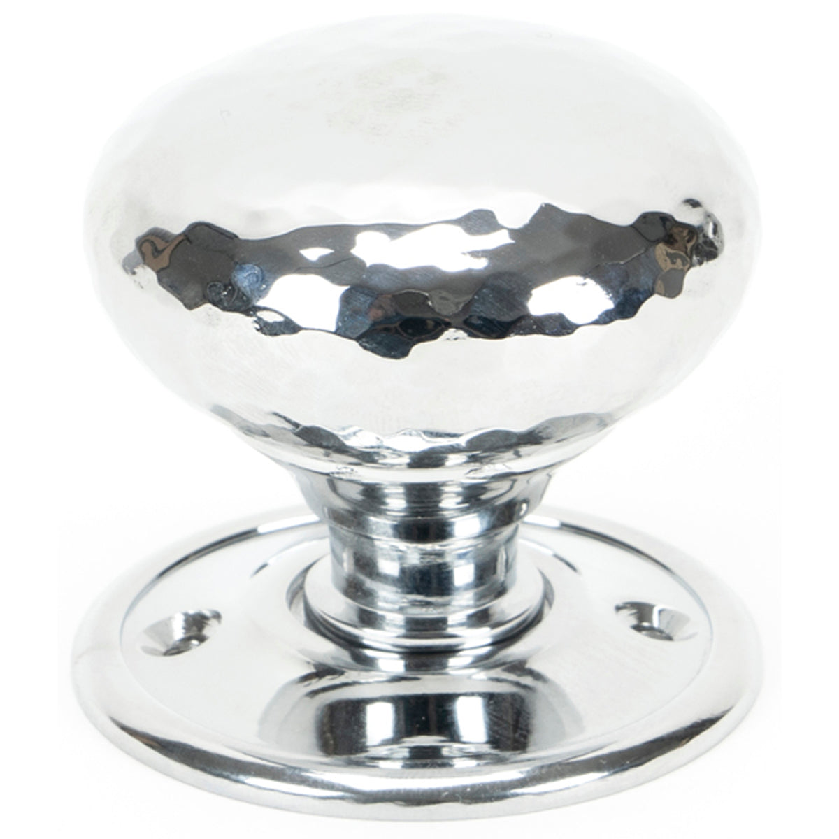 HAMMERED MUSHROOM MORTICE/RIM KNOB 49x49x51 PCP - 46033 by MARCHES (ANVIL) ARCHITECTURAL HARDWARE