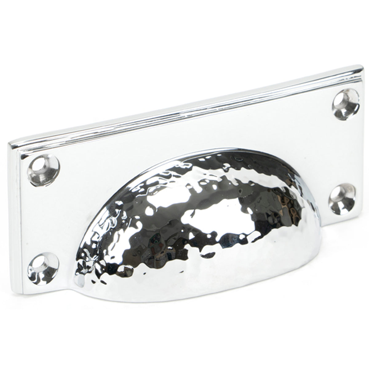 HAMMERED ART DECO DRAWER PULL 100x42x23 PCP - 46038 by MARCHES (ANVIL) ARCHITECTURAL HARDWARE