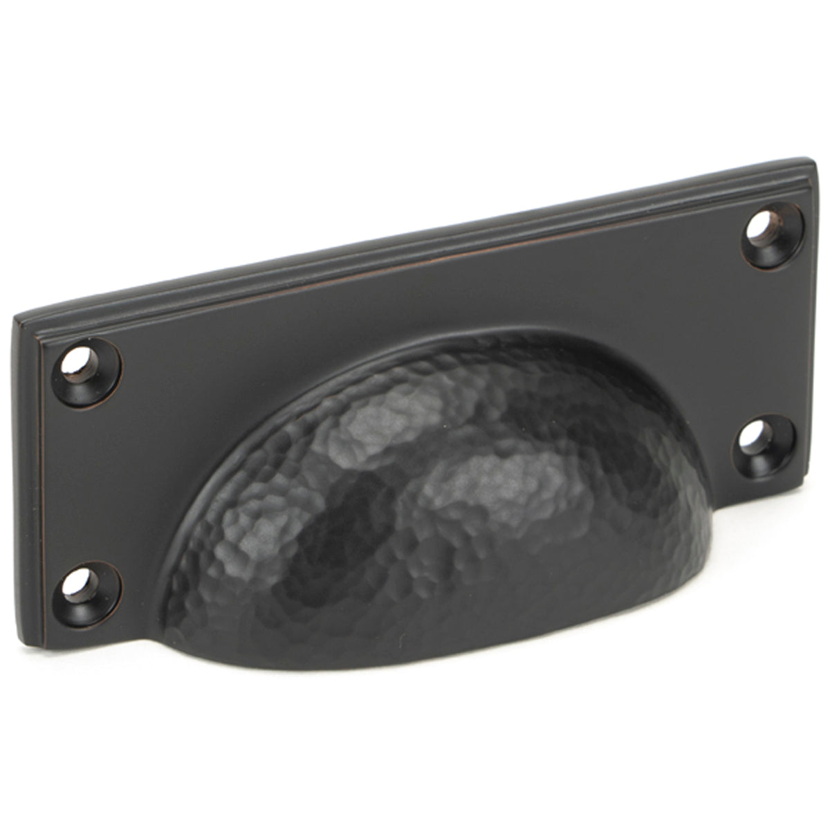 HAMMERED ART DECO DRAWER PULL 100x42x23 AGBZ