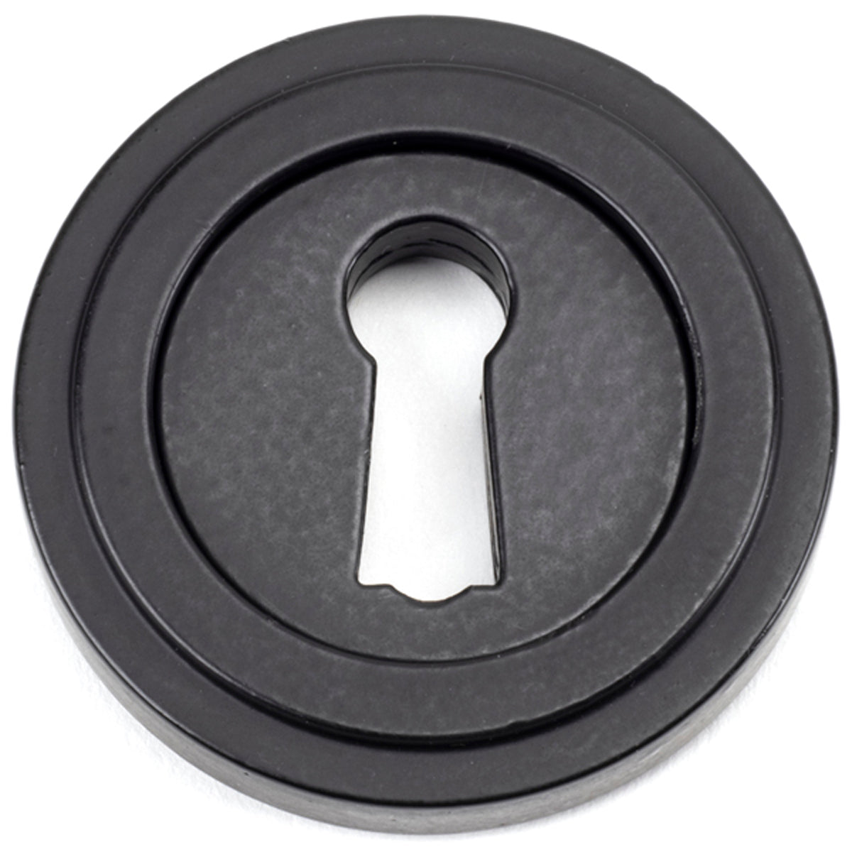 ESCUTCHEON ROUND CNC ART DECO 53x8 MBK