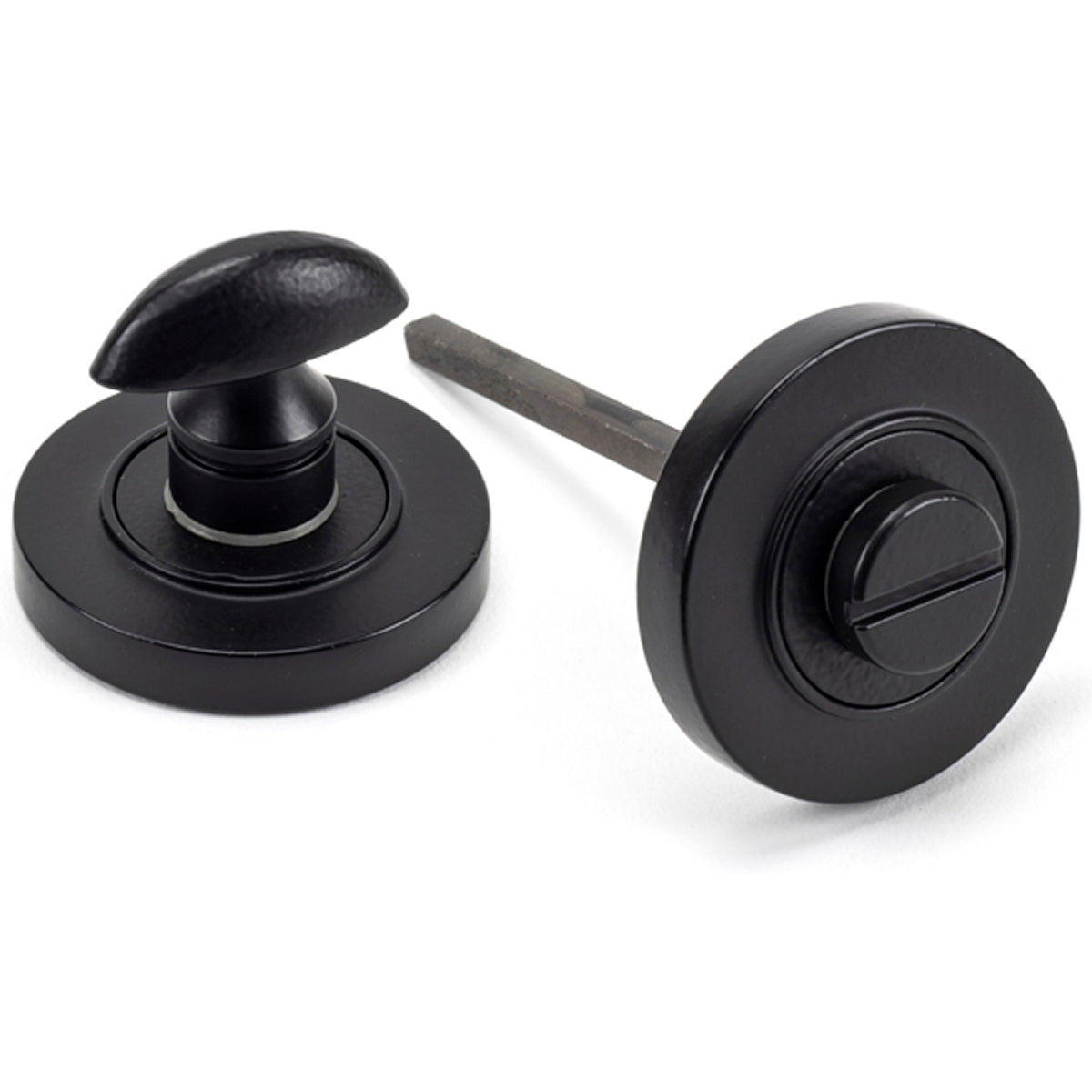 THUMBTURN SET ROUND CNC PLAIN 53x45 MBK - 49544 by MARCHES (ANVIL) ARCHITECTURAL HARDWARE