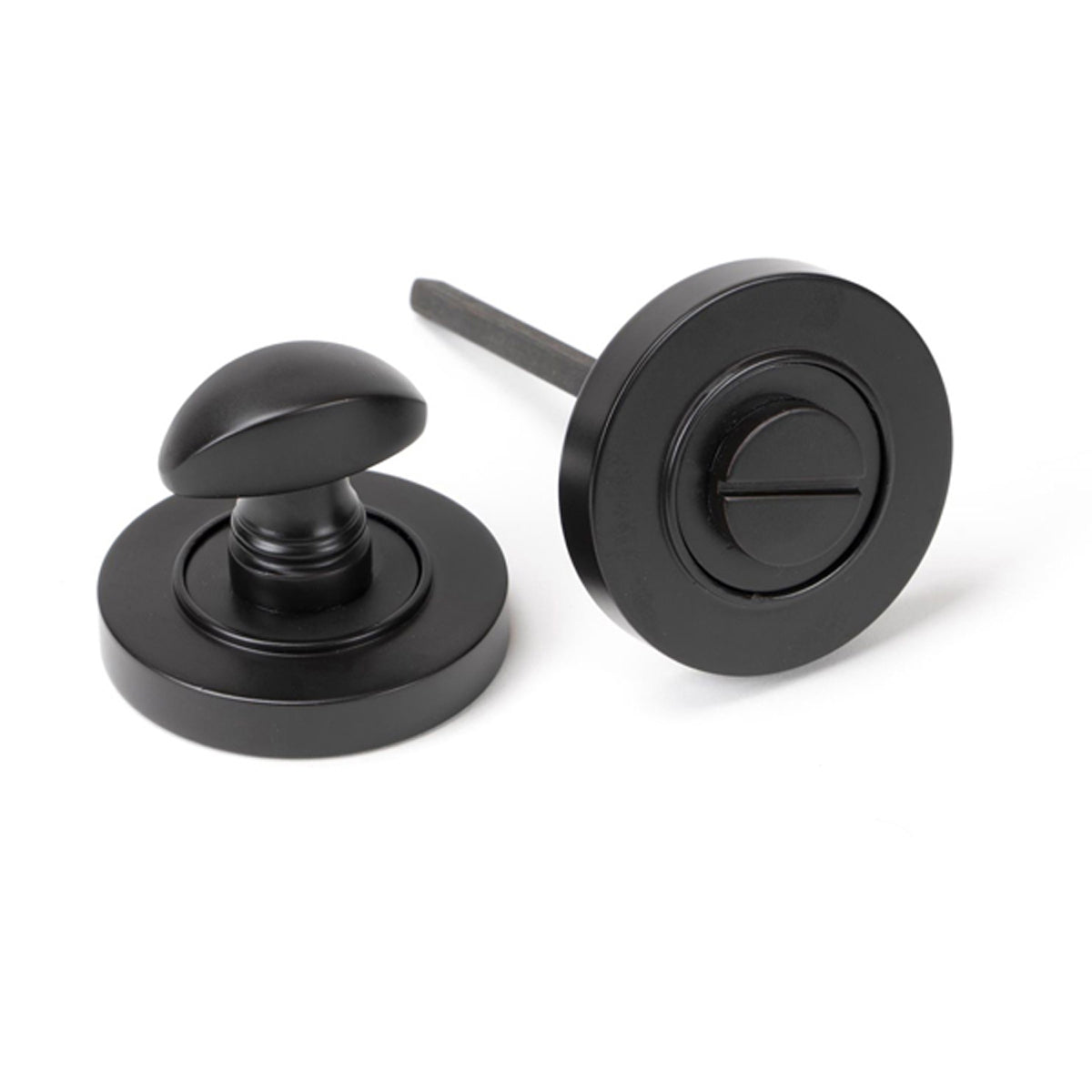 THUMBTURN SET ROUND CNC PLAIN 53x45 AGBZ