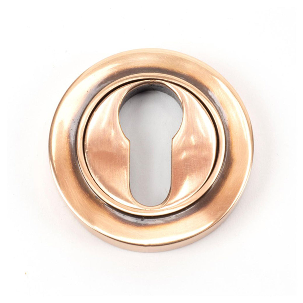 ESCUTCHEON ROUND EURO CNC PLAIN 53x8 PBZ