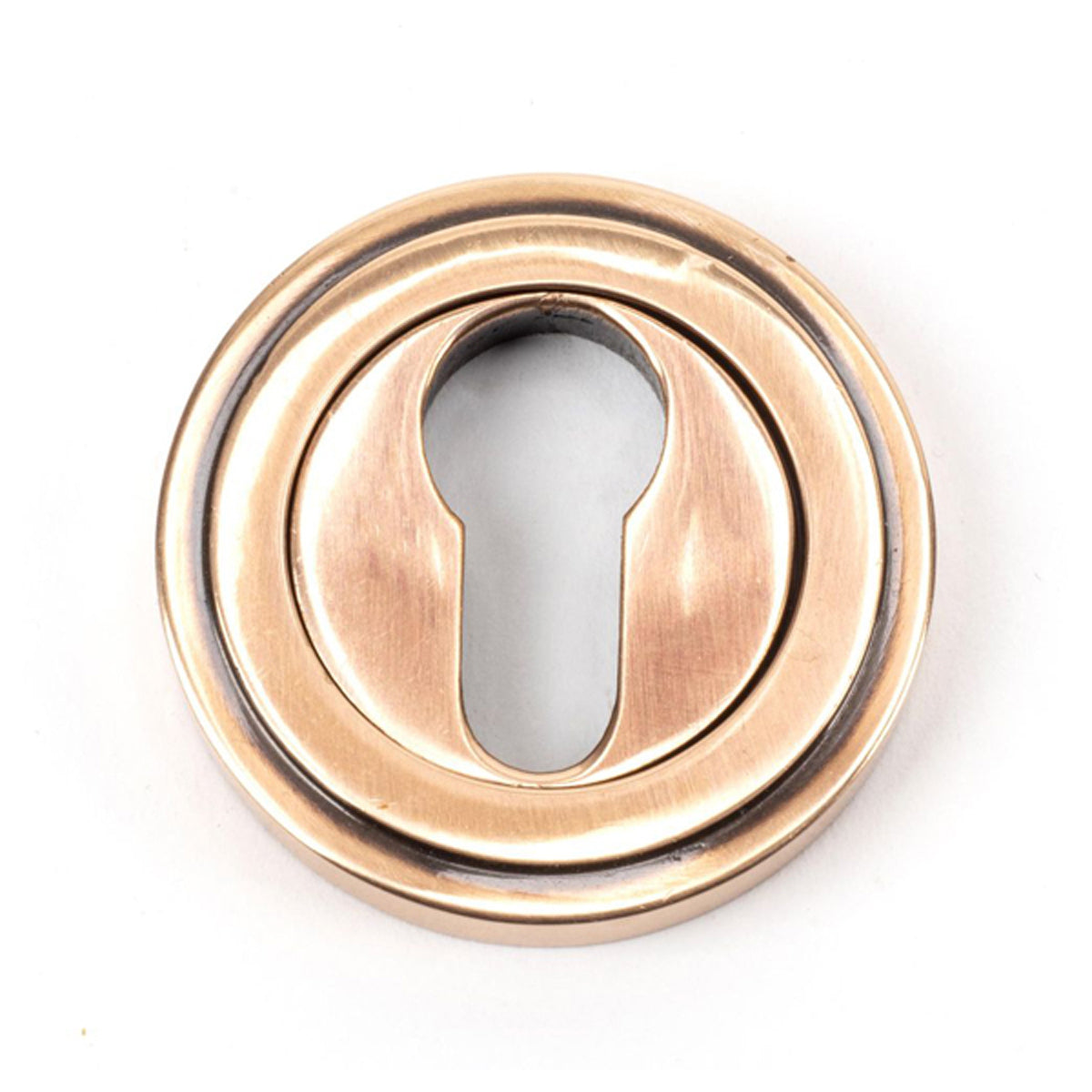 ESCUTCHEON ROUND EURO CNC ART DECO 53x8 PBZ