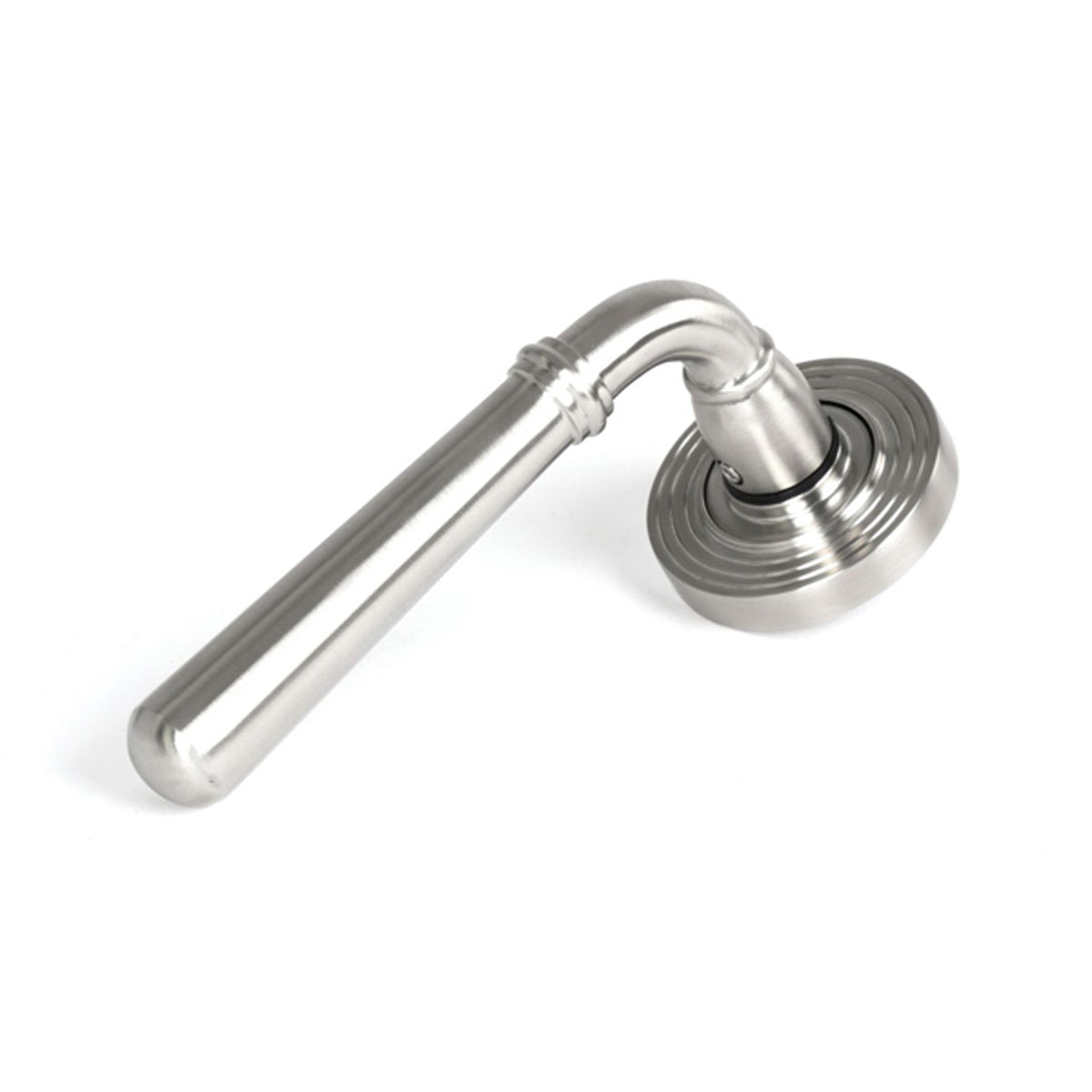 NEWBURY LEVER HANDLE+ROSE SPRUNG BEEHIVE 53x126x64 SMA - 46512 by MARCHES (ANVIL) ARCHITECTURAL HARDWARE
