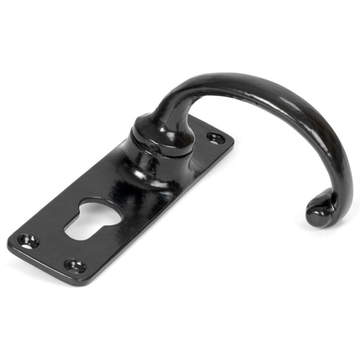 CLASSIC LEVER HANDLE EURO MF 100x152x62 BLK