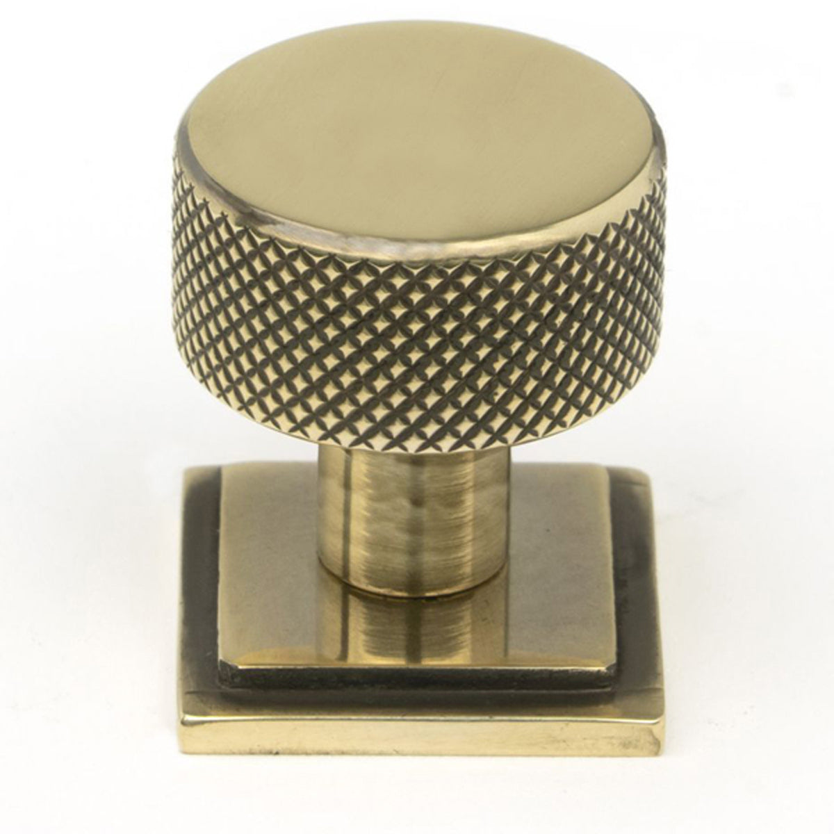 BROMPTON CABINET KNOB SQUARE 25x25 AGBR - 46817 by MARCHES (ANVIL) ARCHITECTURAL HARDWARE