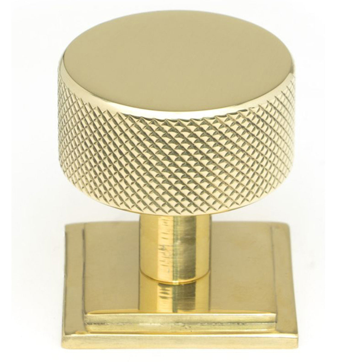 BROMPTON CABINET KNOB SQUARE 32x32 PBR - 46836 by MARCHES (ANVIL) ARCHITECTURAL HARDWARE
