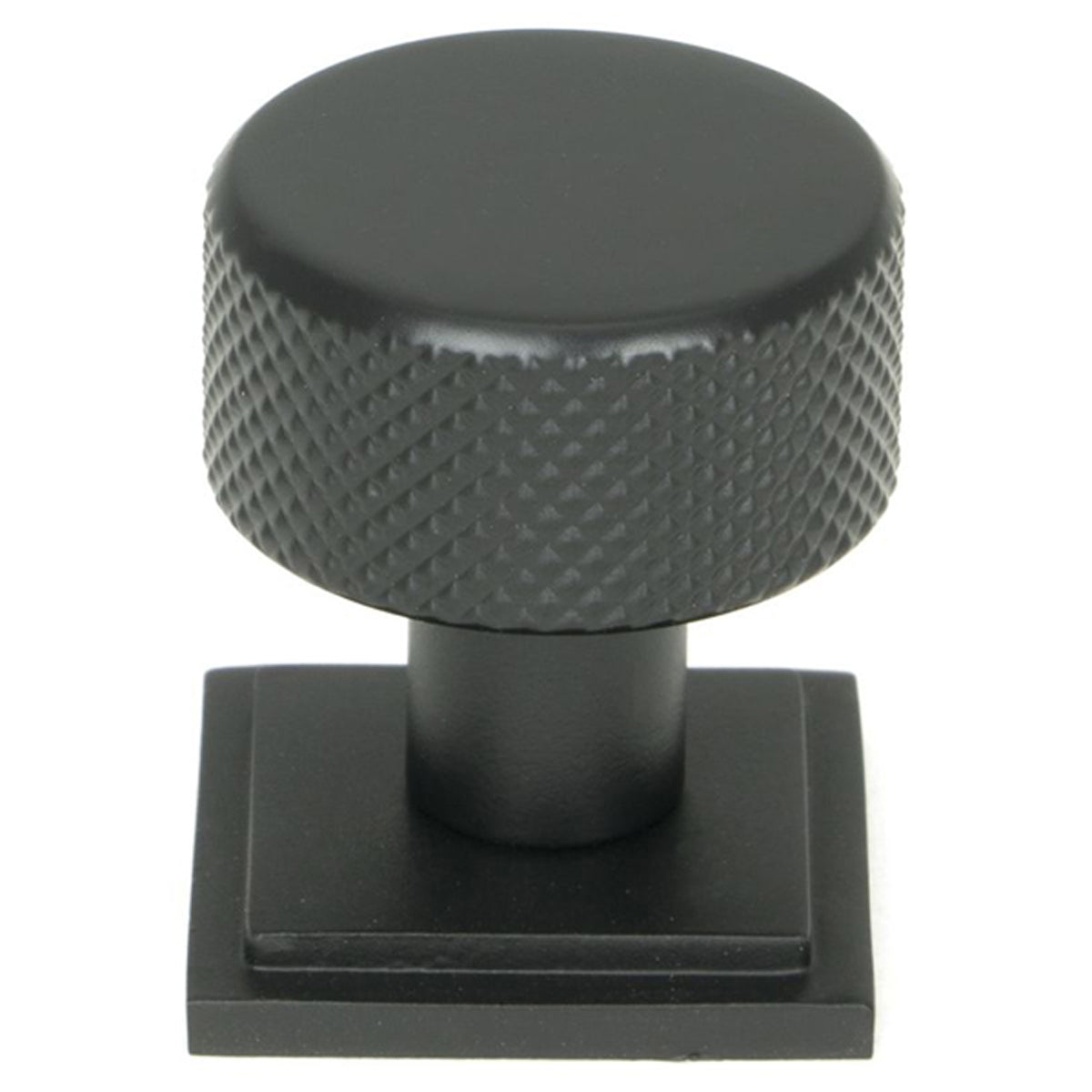 BROMPTON CABINET KNOB SQUARE 25x25 MBK - 46841 by MARCHES (ANVIL) ARCHITECTURAL HARDWARE