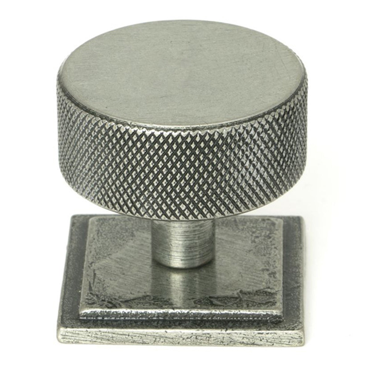 BROMPTON CABINET KNOB SQUARE 38x32 PEW - 47091 by MARCHES (ANVIL) ARCHITECTURAL HARDWARE
