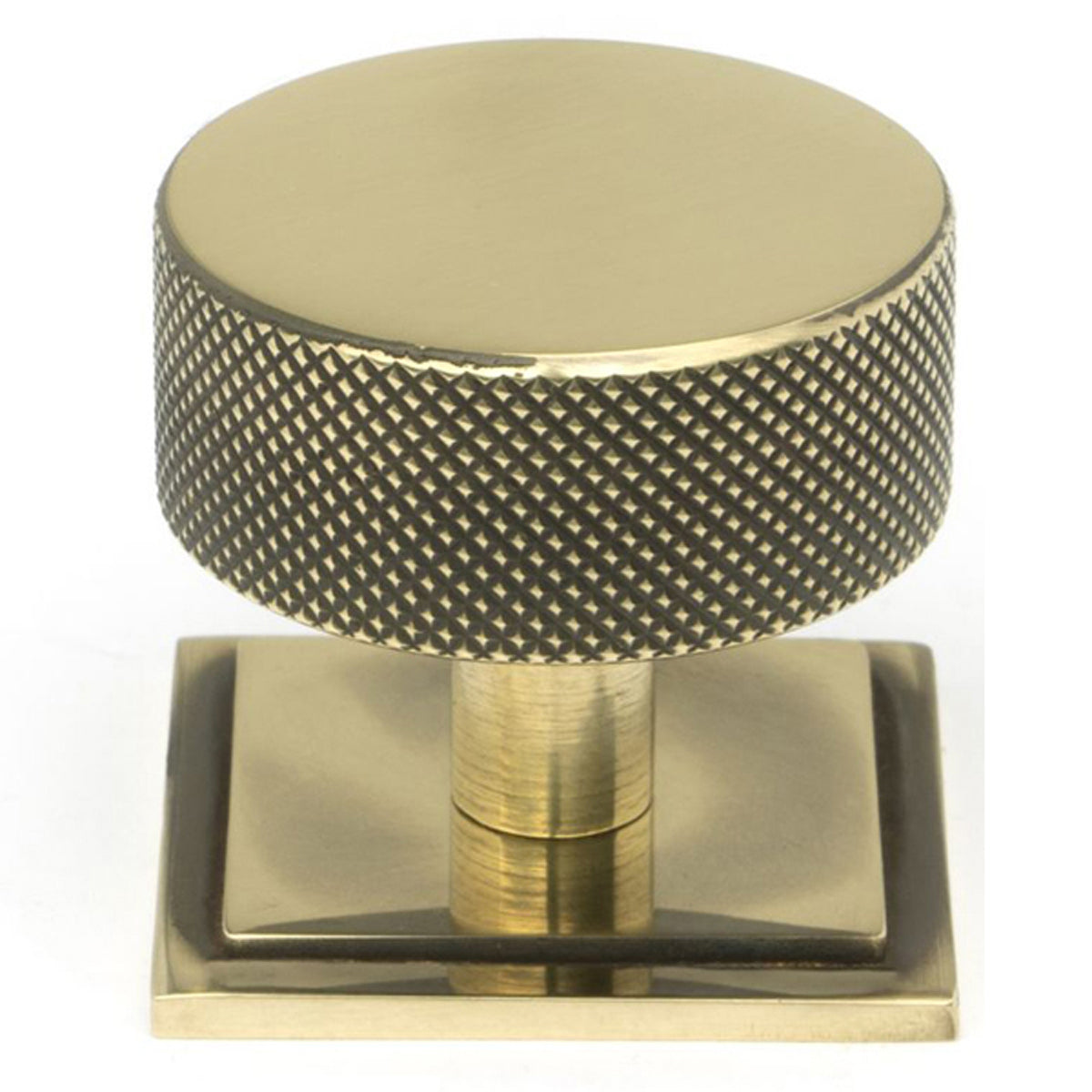 BROMPTON CABINET KNOB SQUARE 38x32 AGBR