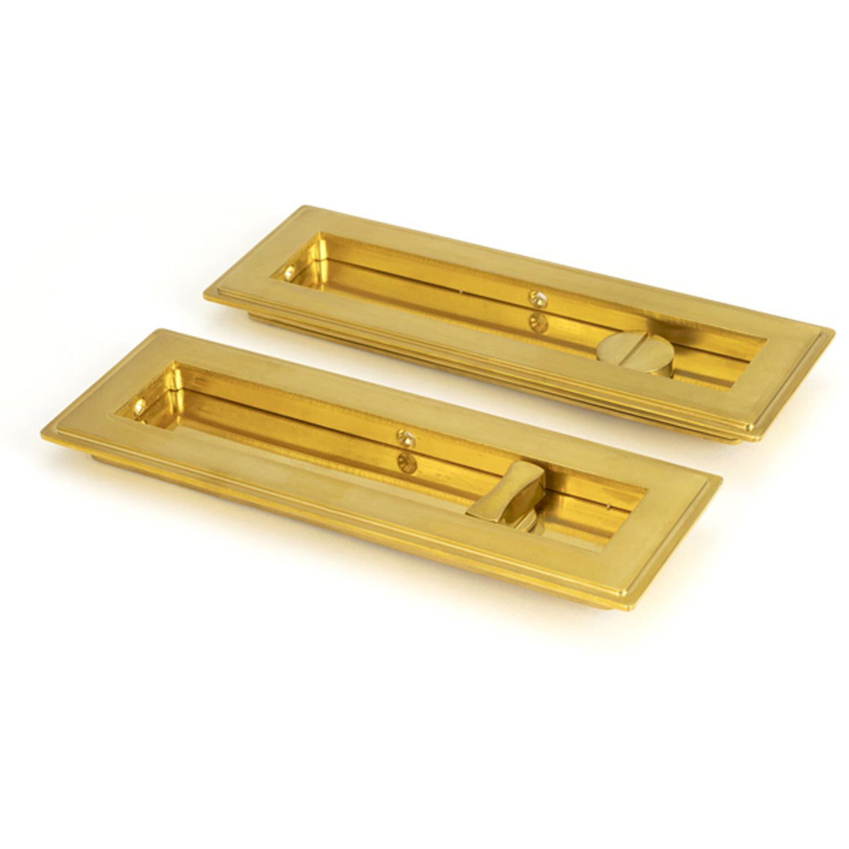 RECTANGULAR PULL PRIVACY ART DECO 175x60x13 PBR - 47161 by MARCHES (ANVIL) ARCHITECTURAL HARDWARE