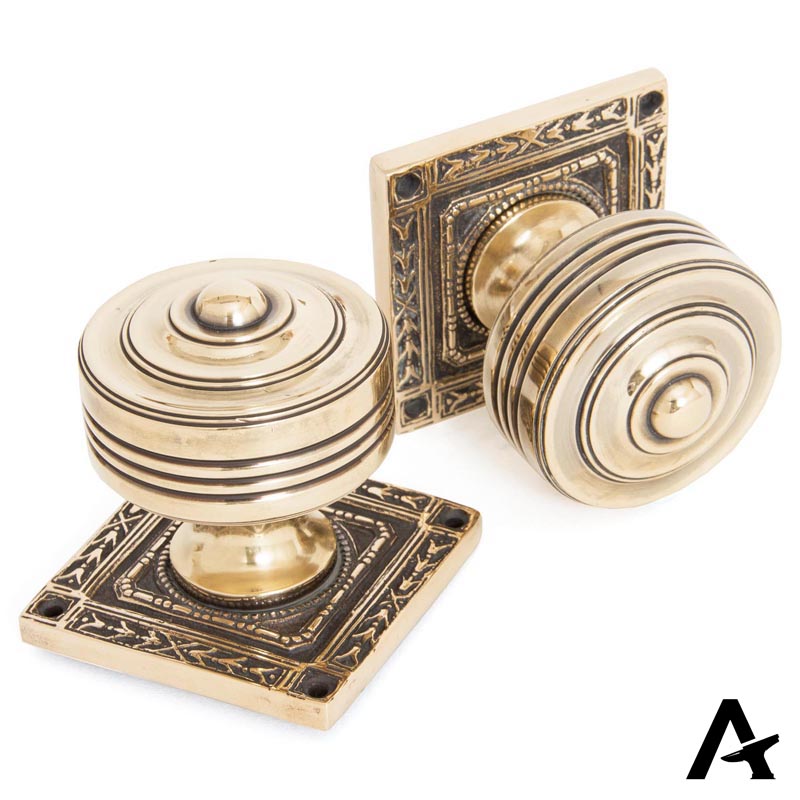 TEWKESBURY SQUARE MORTICE KNOB 54x62x63 AGBR - 83860 by MARCHES (ANVIL) ARCHITECTURAL HARDWARE