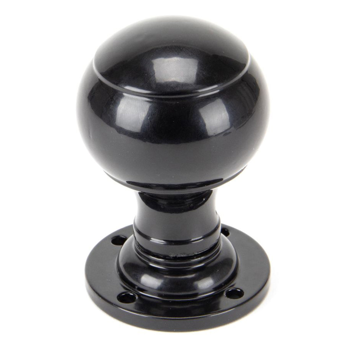 REGENCY MORTICE/RIM KNOB 58x86x57 BLK - 92068 by MARCHES (ANVIL) ARCHITECTURAL HARDWARE