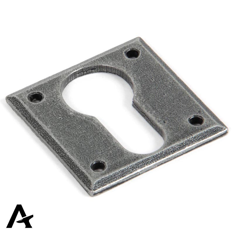 AVON ESCUTCHEON EURO 40x40x2.5 PEW