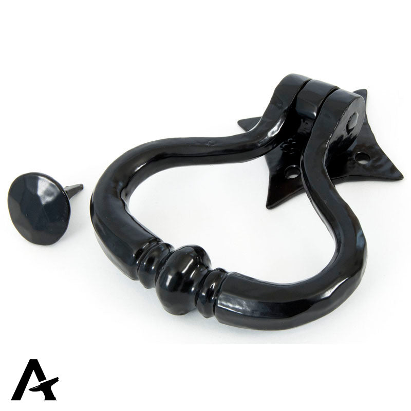 SHAKESPEARE DOOR KNOCKER 101x28x68 BLK