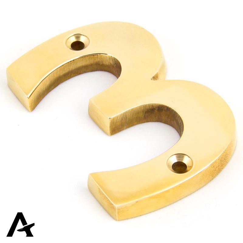 NUMERAL 3 78x52x8 PBR