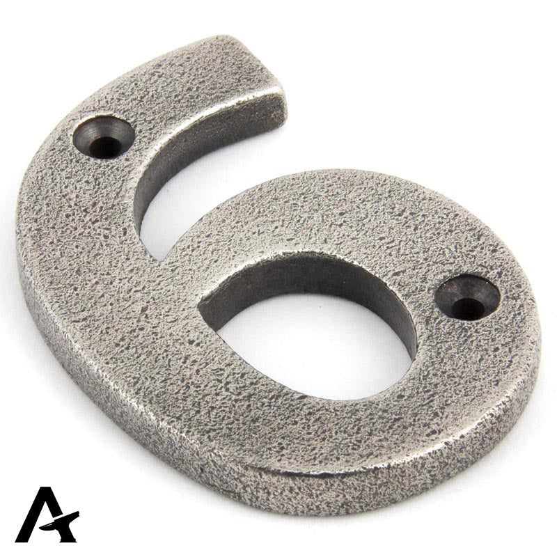 NUMERAL 6 78x52x8 APW