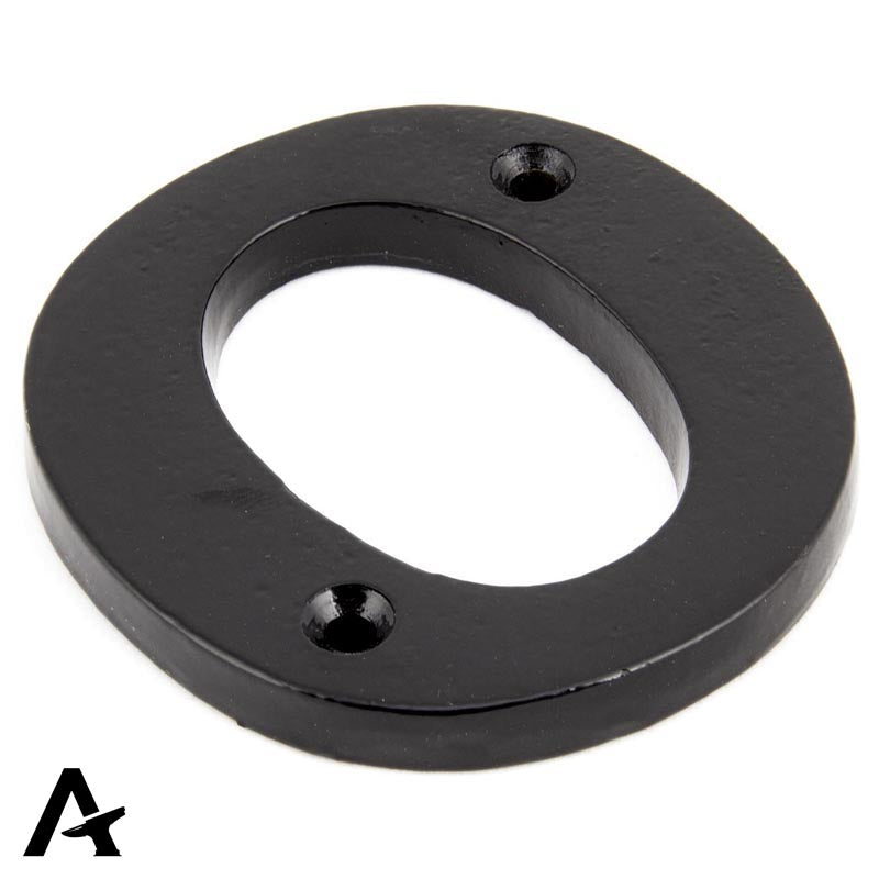 LETTER O 78x70x8 BLK