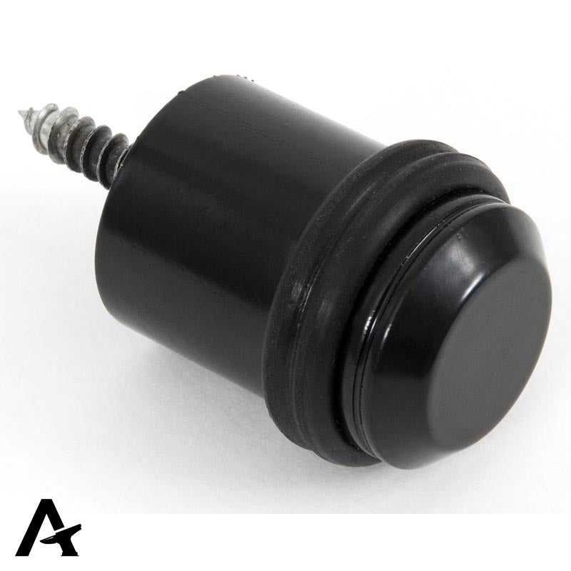 DOOR STOP FLOOR MOUNT 30x42 BLK