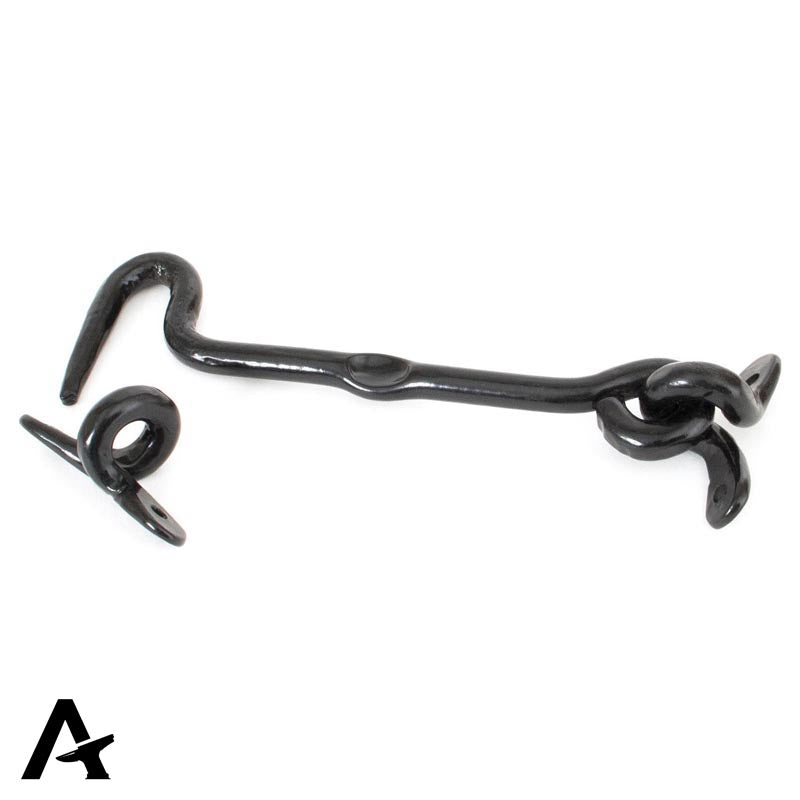 CABIN HOOK FORGED 147x55x12 BLK
