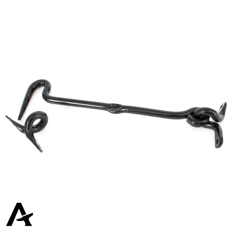 CABIN HOOK FORGED 208x60x14 BLK - 83777 by MARCHES (ANVIL) ARCHITECTURAL HARDWARE