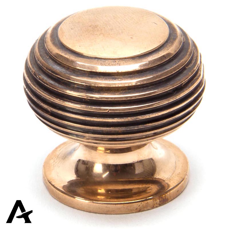 BEEHIVE CABINET KNOB 30x29 PBZ - 91948 by MARCHES (ANVIL) ARCHITECTURAL HARDWARE