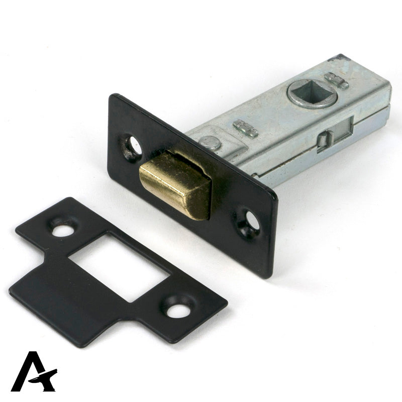 TUBULAR MORTICE LATCH BS44 64 BLK